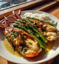what to serve with lobster tails