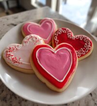 aesthetic valentines cookies