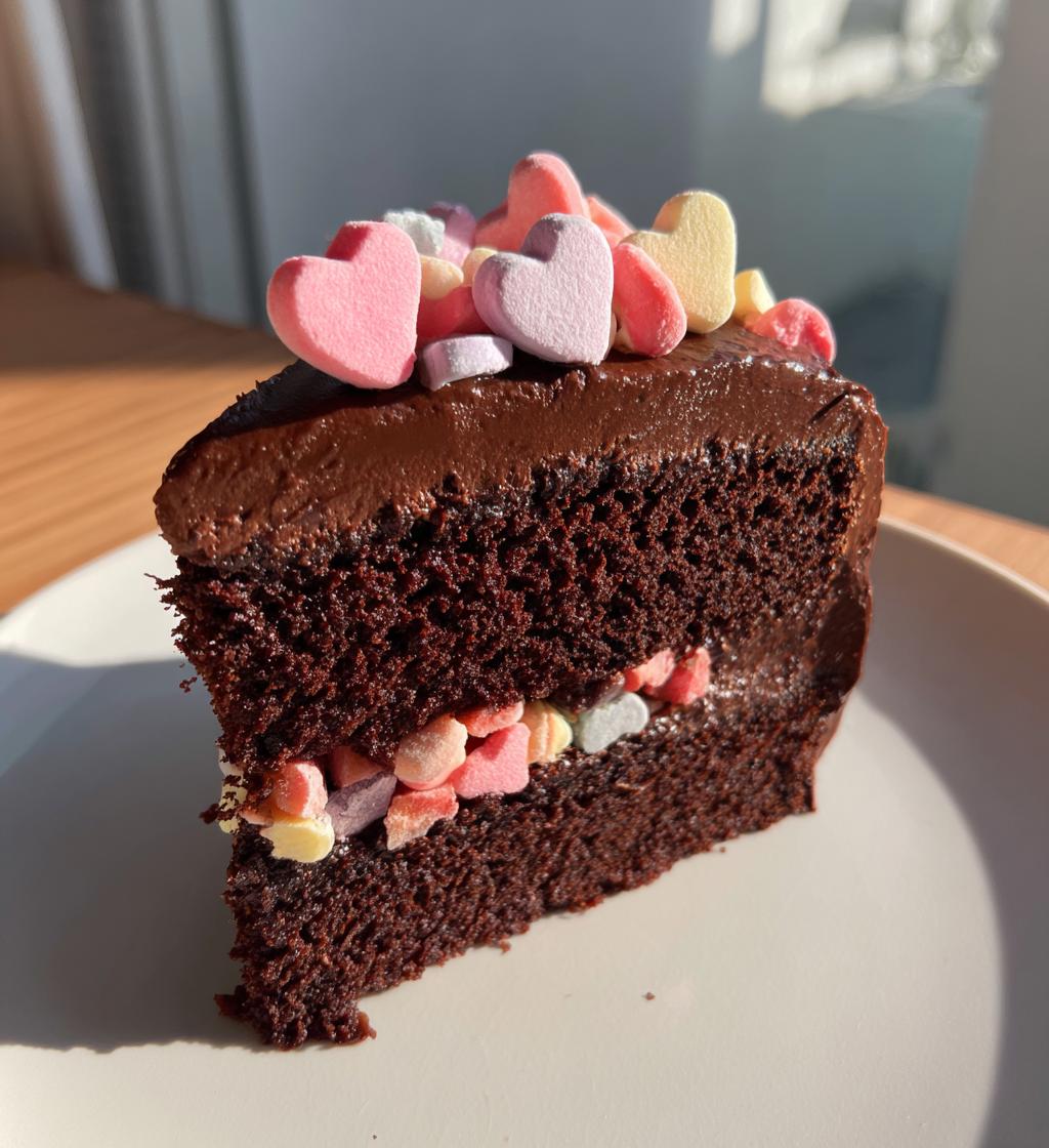 anti valentines day cake