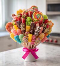candy bouquet valentines day