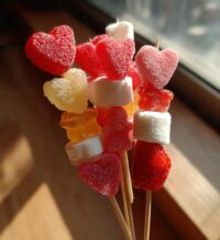 candy kabobs valentines