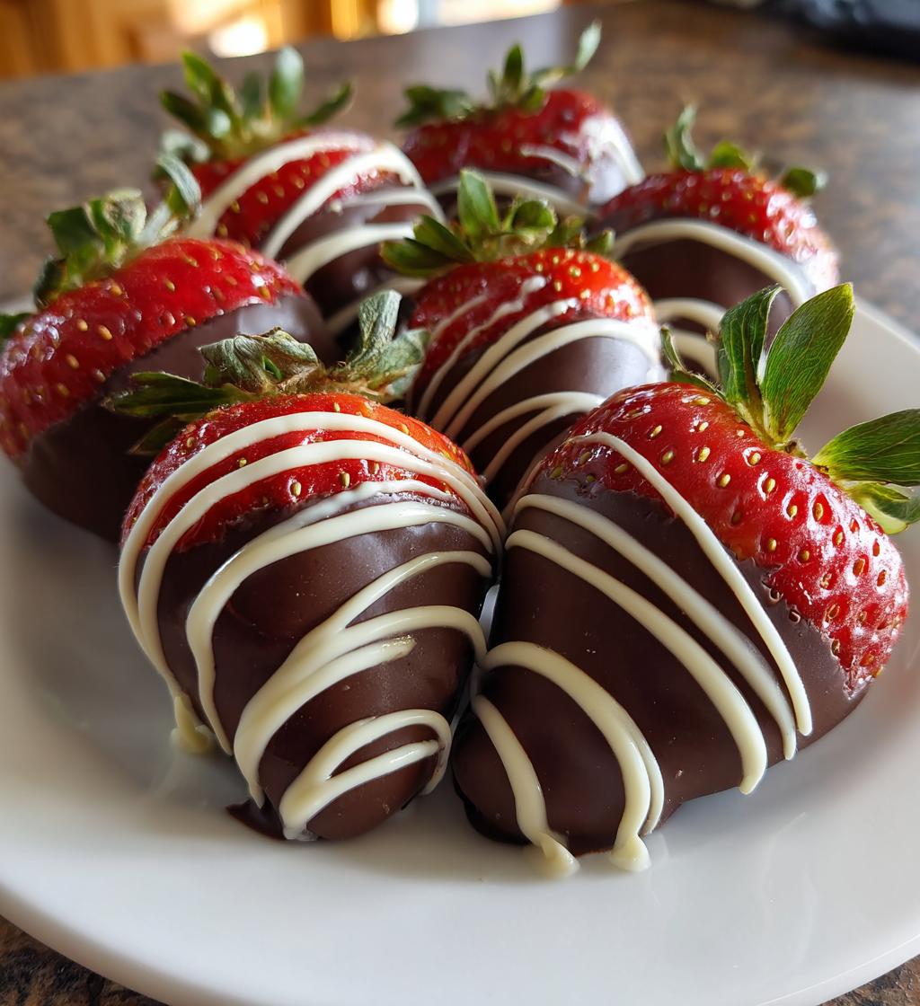 chocolate covered strawberry valentines