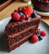 chocolate valentines cake
