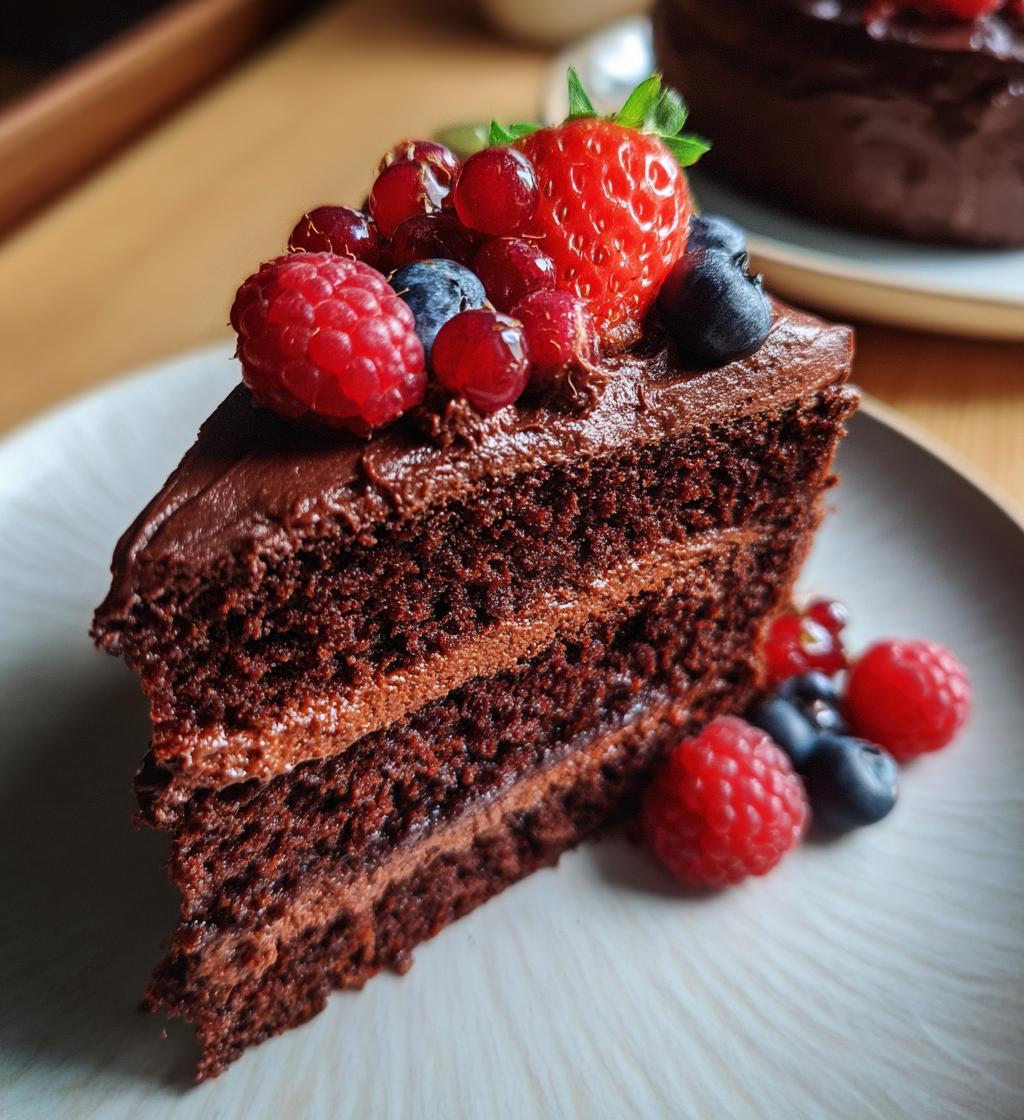 chocolate valentines cake