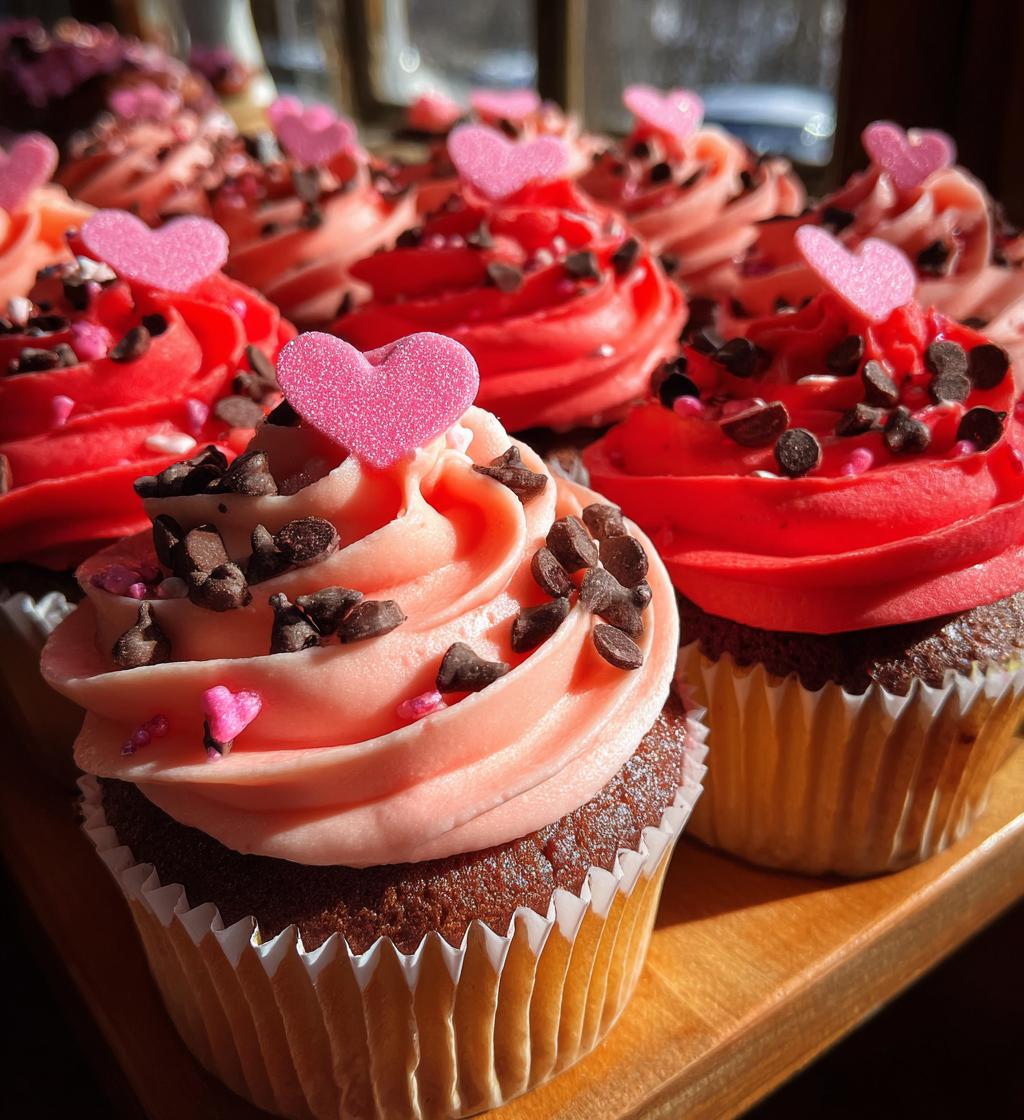 cupcake decorating valentines day