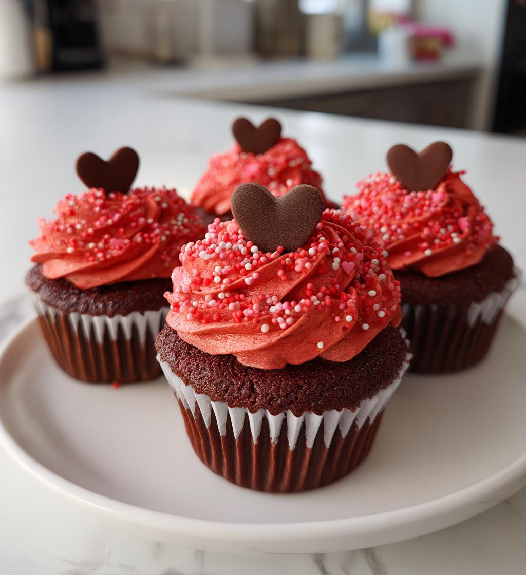 cupcakes decoration valentines day