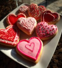 cute valentines cookies