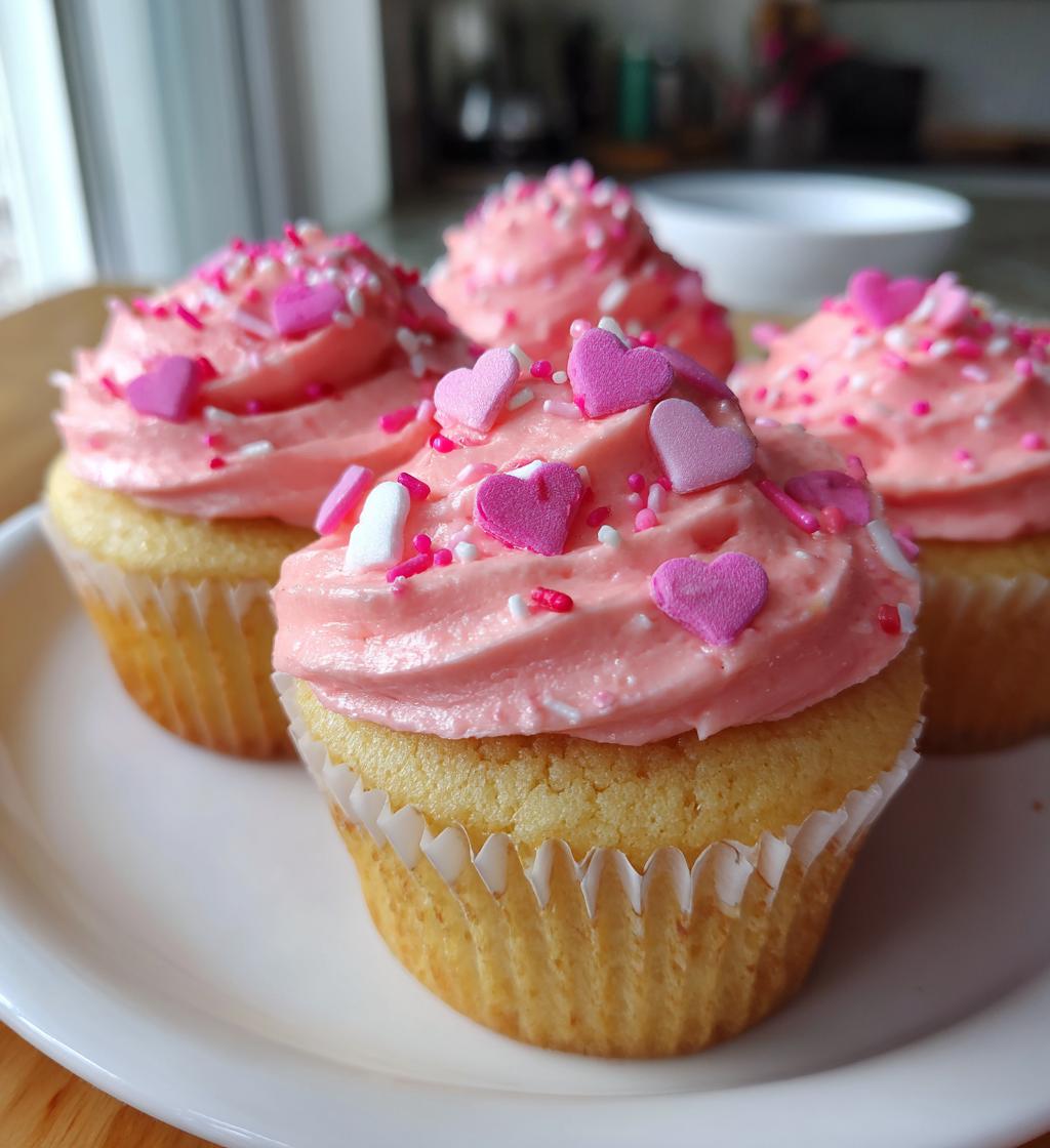 cute valentines cupcakes