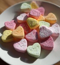 cute valentines day candy hearts
