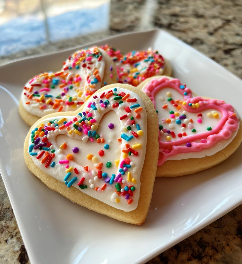 decorating valentines cookies