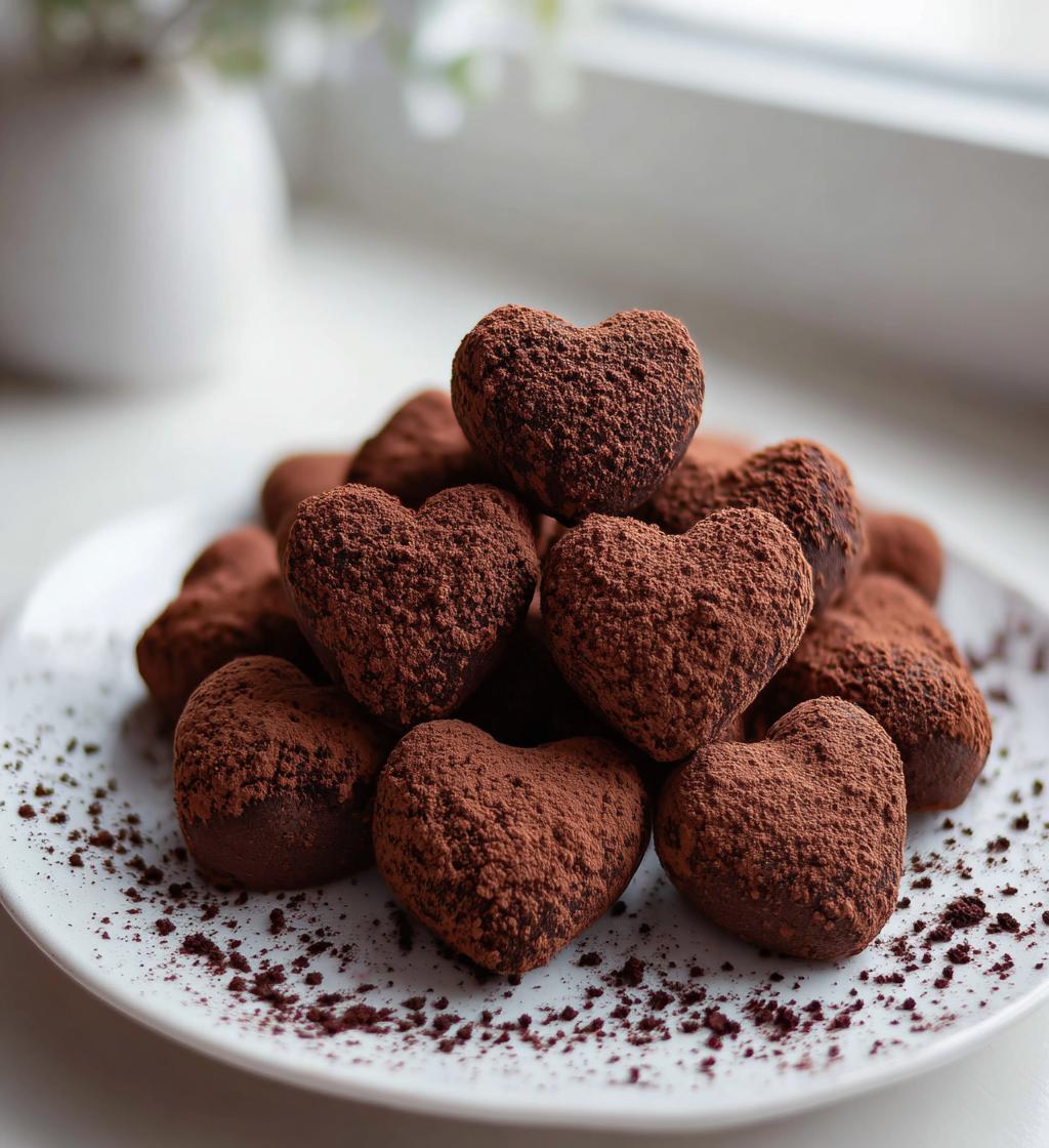 heart snacks valentines day