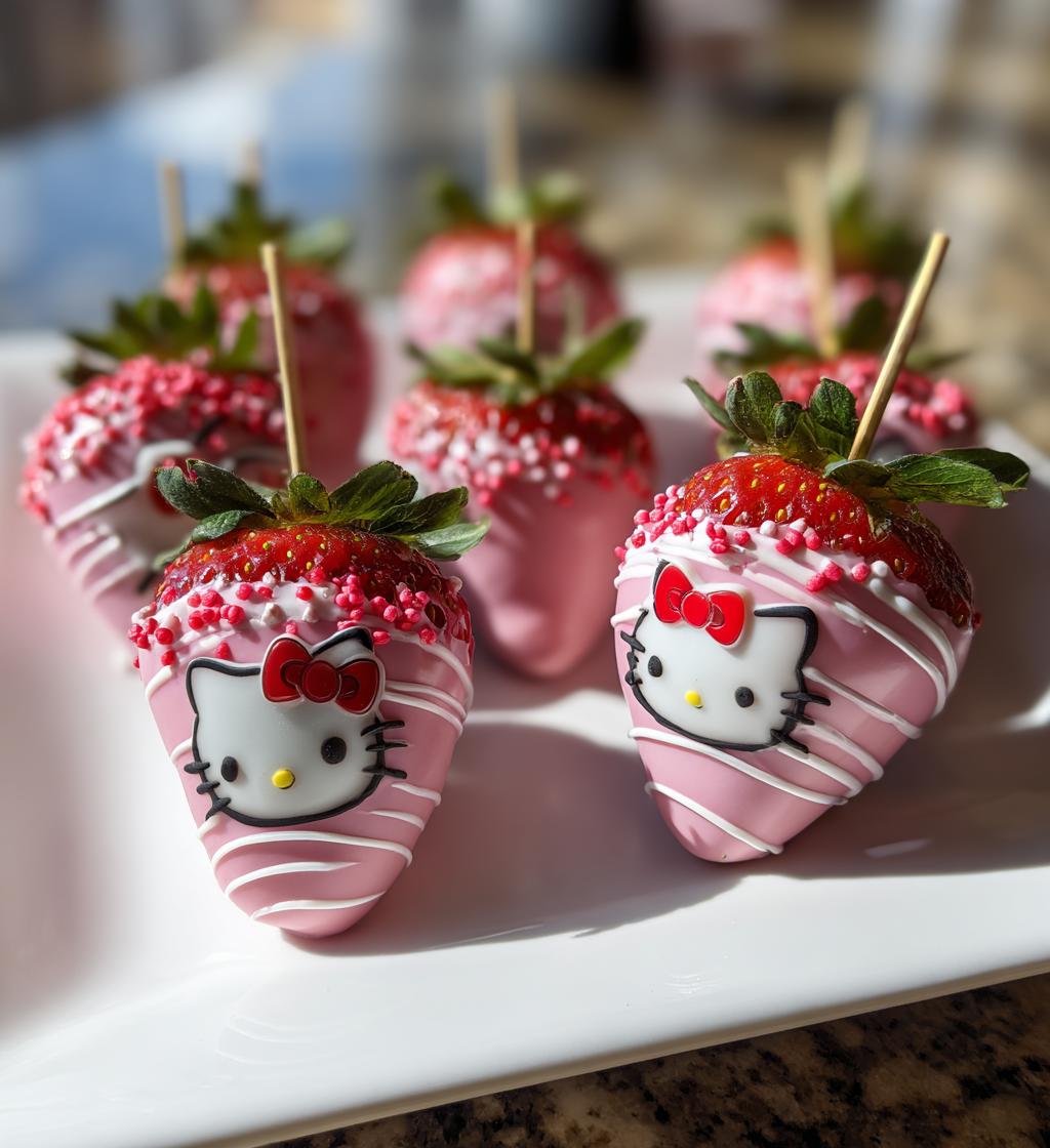 hello kitty valentines strawberries