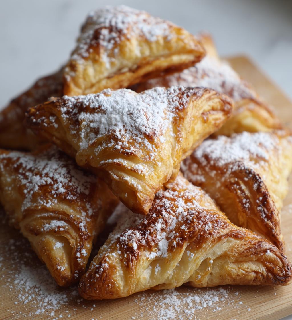 nutella puff pastry valentines