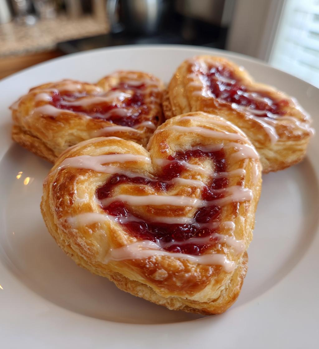 puff pastry valentines