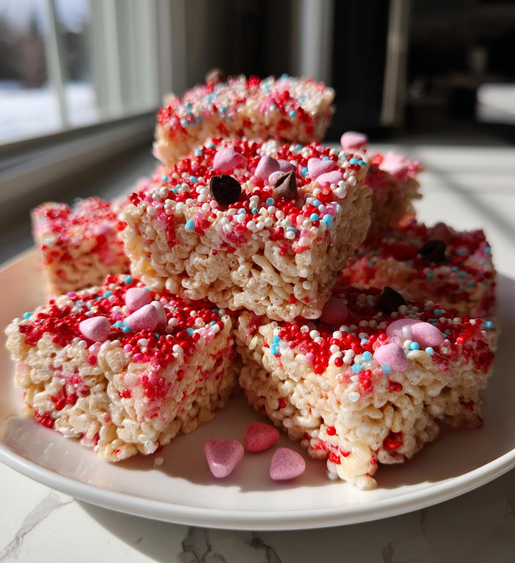 rice krispie treat valentines