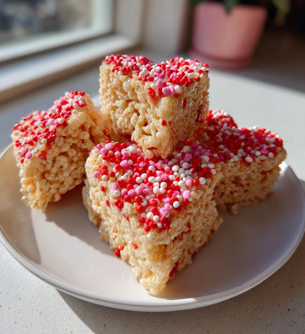 rice krispie treats for valentines day