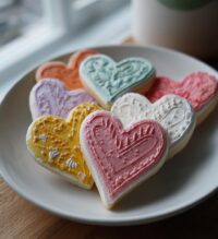 royal icing transfers valentines day