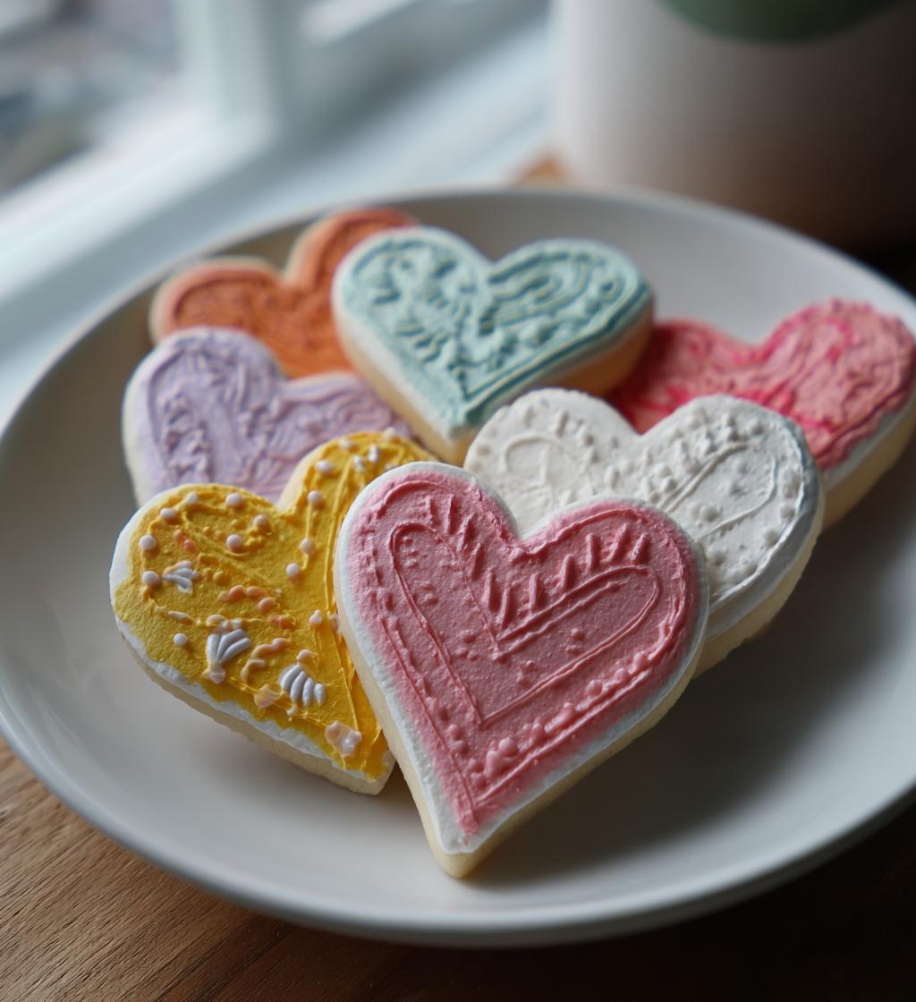 royal icing transfers valentines day