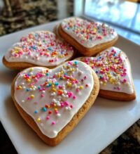 simple valentines cookies decorated