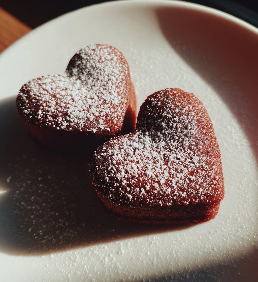 small heart cakes valentines day