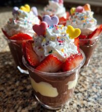 snack pack valentines pudding cups