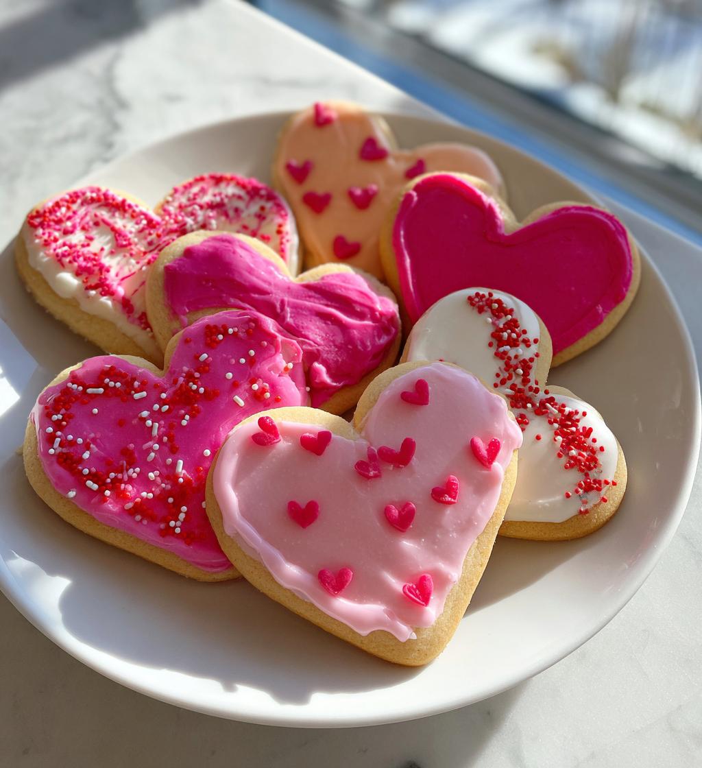 teacher valentines cookies