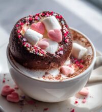 valentine hot chocolate bomb