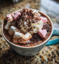valentine hot cocoa bar