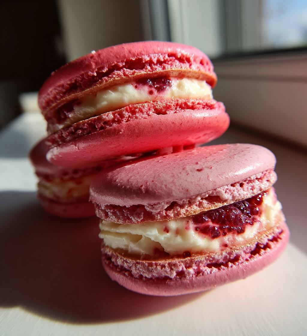 valentine macarons