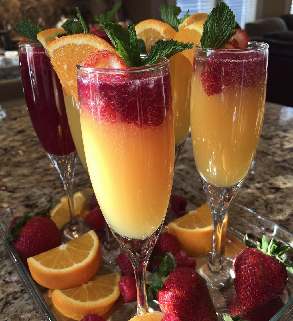 valentine mimosa bar