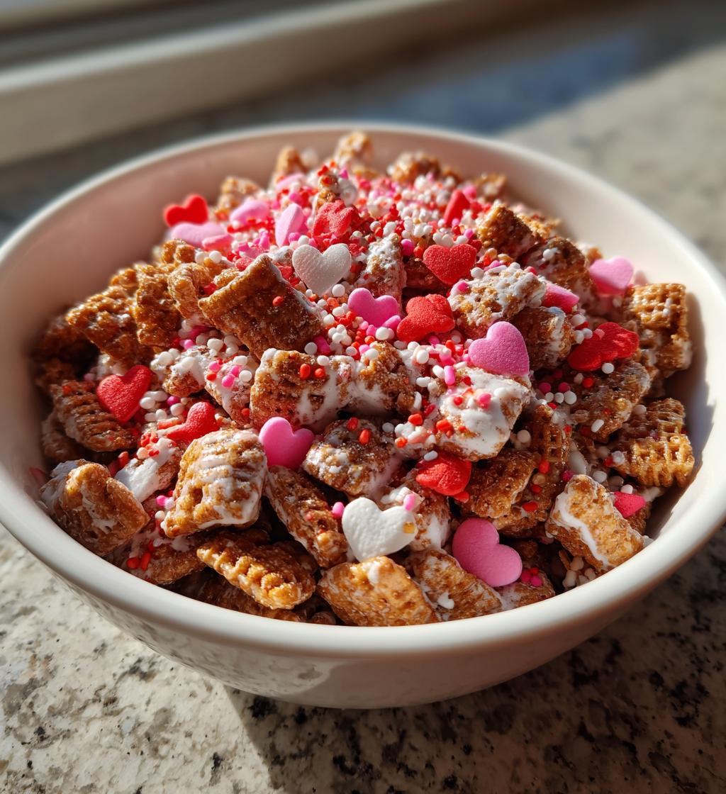 valentine muddy buddy recipe