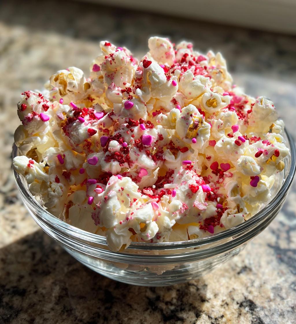 valentine popcorn recipes