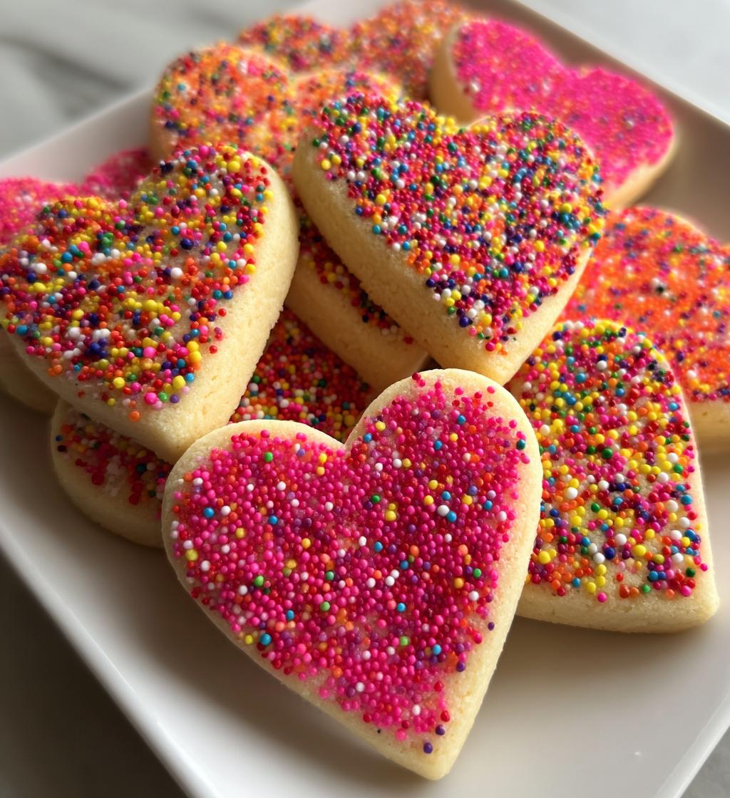 valentine sugar cut-out cookies