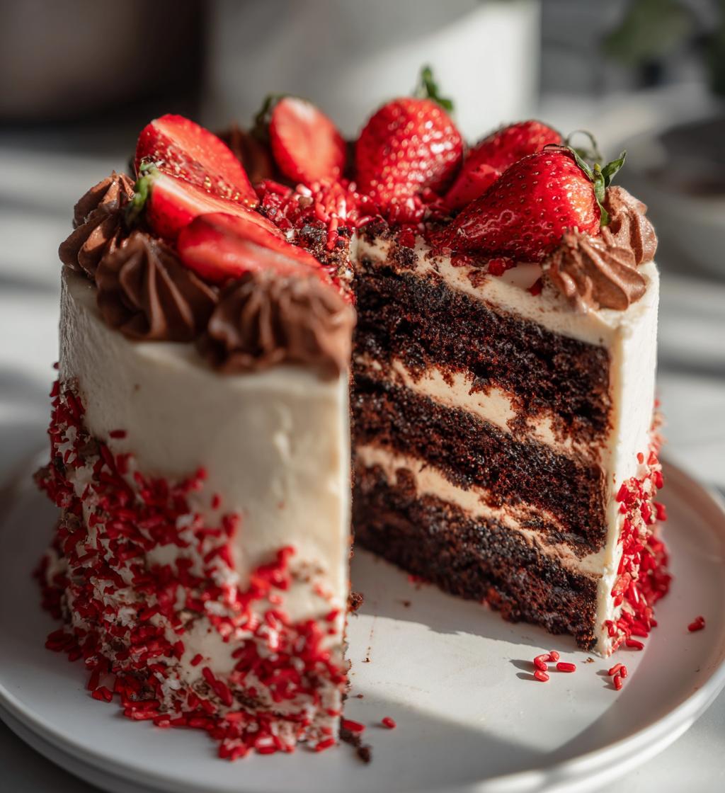 valentines birthday cake