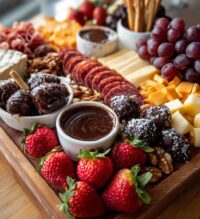 valentines brunch charcuterie board