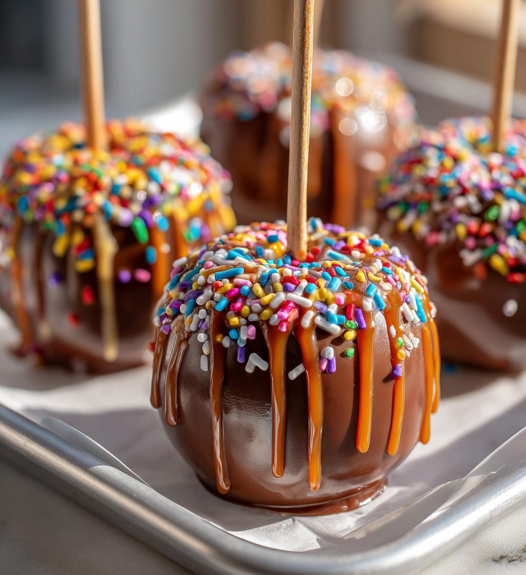 valentines caramel apples