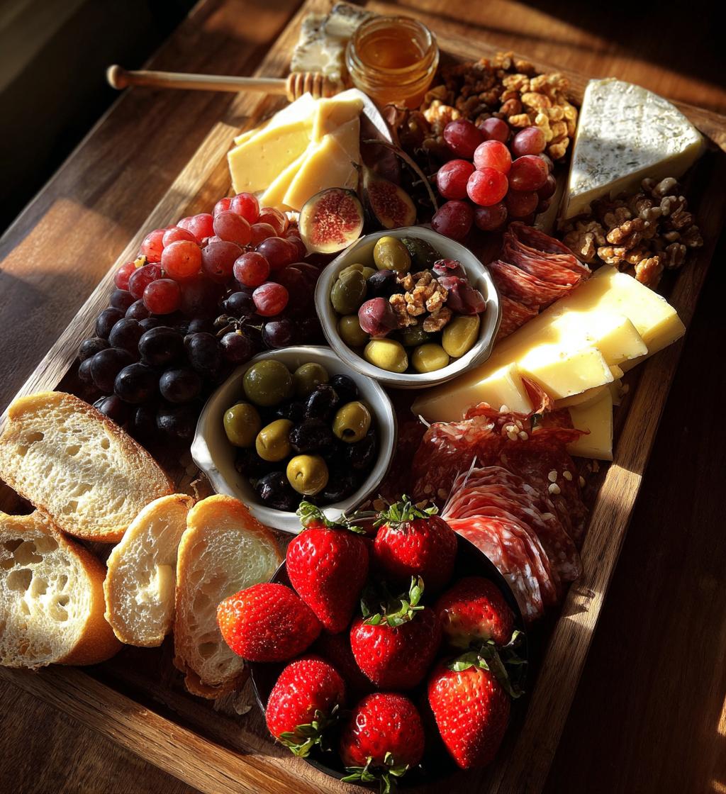 valentines charcuterie board for two