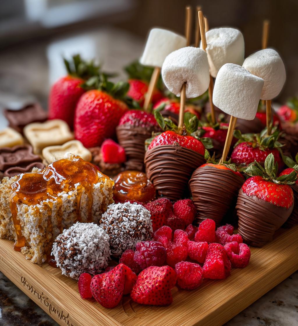 valentines charcuterie board sweets