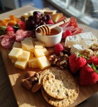 valentines cheese board