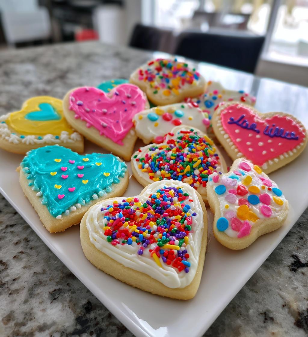 valentines cookie decorating
