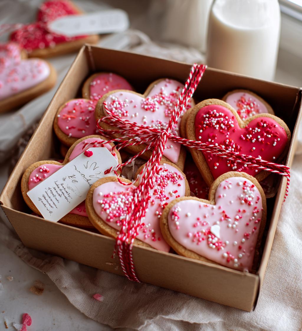 valentines cookie packaging