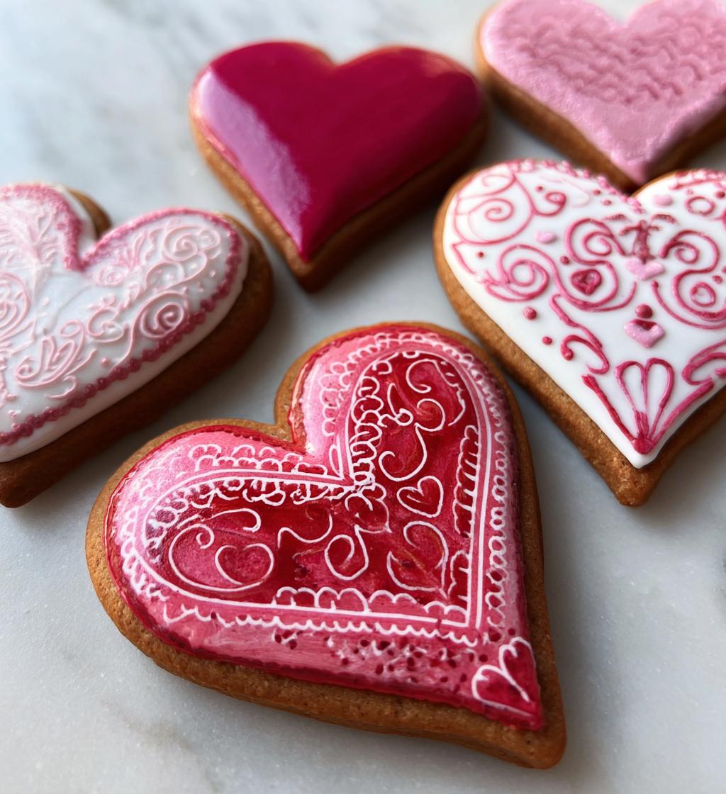 valentines cookies royal icing