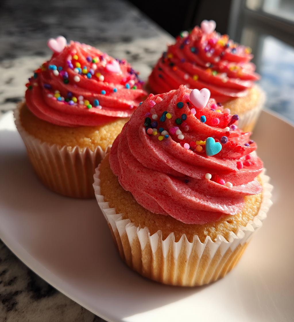 valentines cupcake design