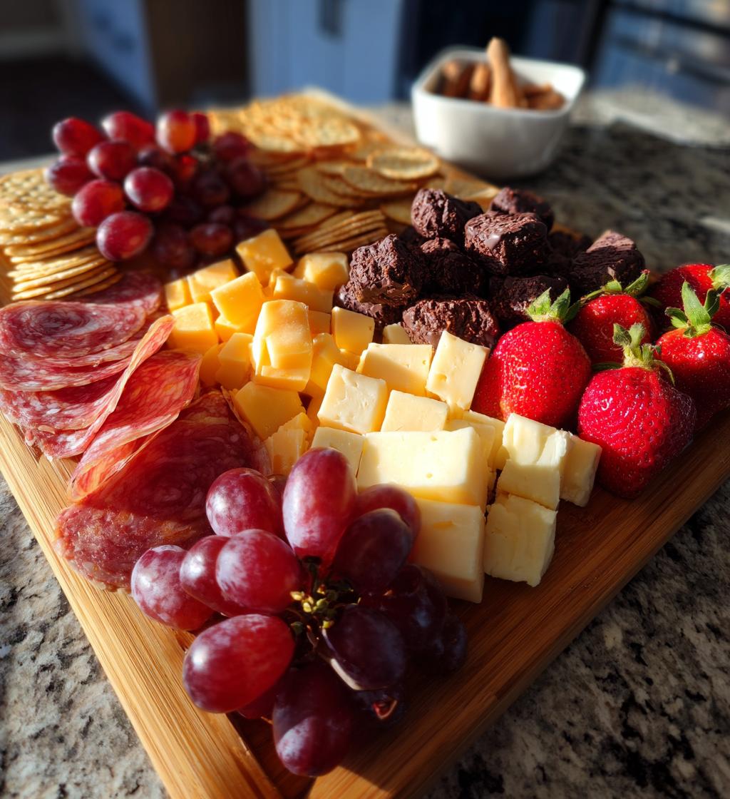 valentines day charcuterie board