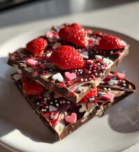 valentines day chocolate bark