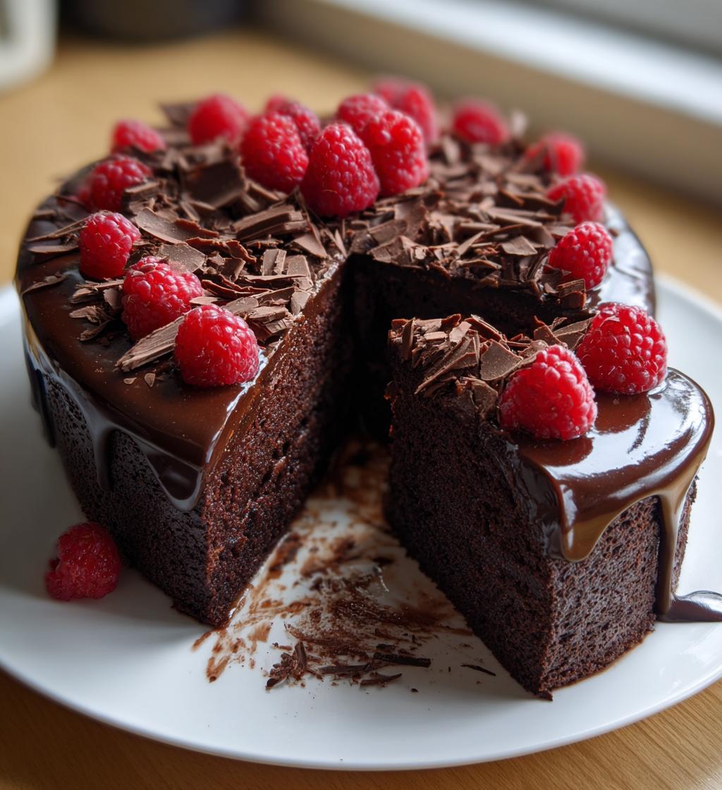 valentines day chocolate heart cake