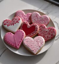 valentines day cookies aesthetic