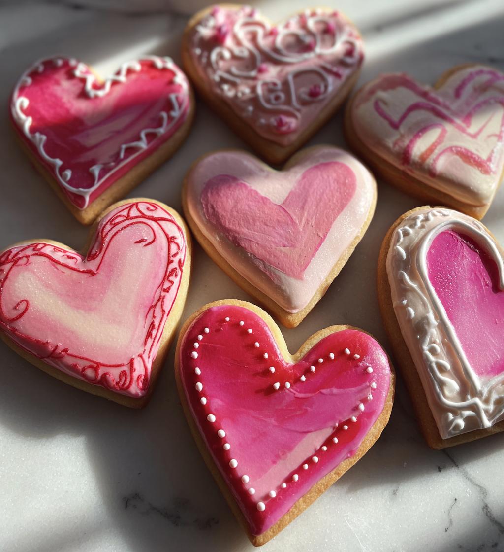 valentines day cookies royal icing