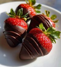 valentines day covered strawberries