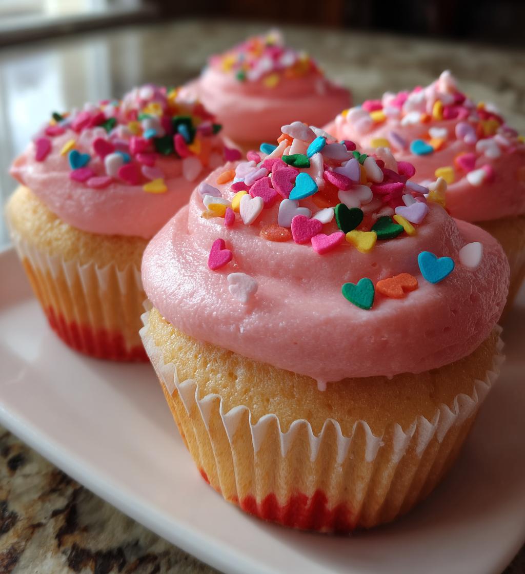 valentines day cupcakes aesthetic
